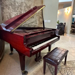D.H. Baldwin Mahogany Baby Grand Piano